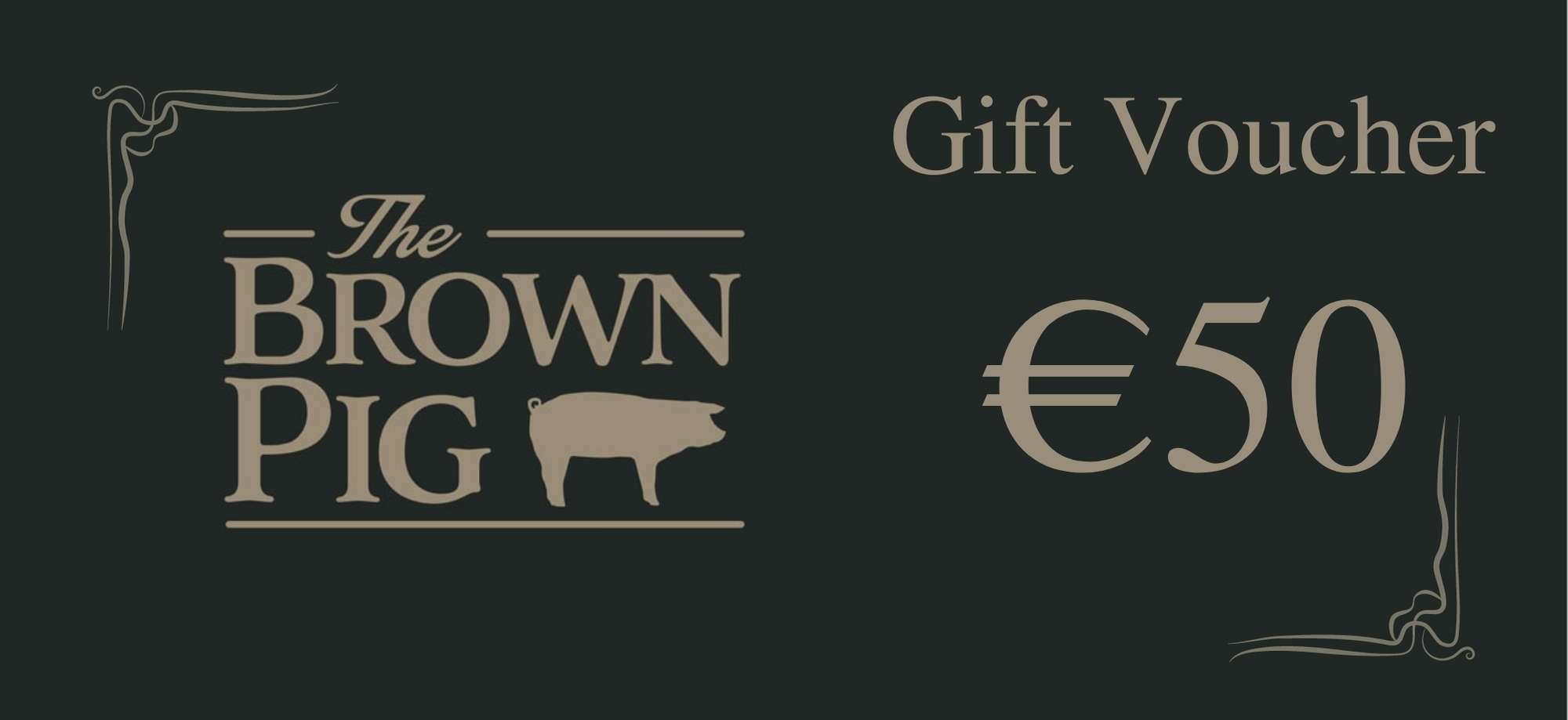 The Brown Pig Butcher Gift Voucher €50 - The Brown Pig Butcher