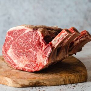 beef rib roast on the bone