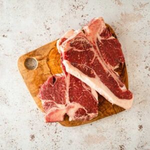 t-bone steak buy online from the brown pig butcher