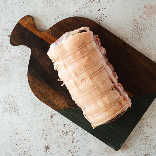 The Brown Pig Butcher Terenure Dublin rolled stuffed pork